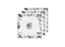 מפיות נייר ראש השנה תפוח 16 יח' - כסף